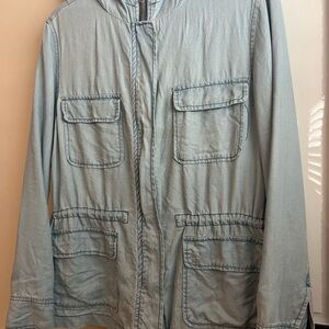 BB Dakota Light Blue Utility Jacket